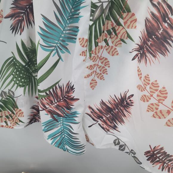 Shein Curve Tropical Sleeveless Romper Size 4XL Plus Size - Picture 4 of 5